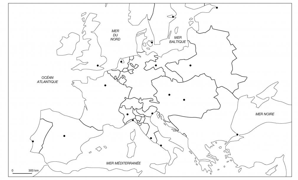 L'Europe vers 1740