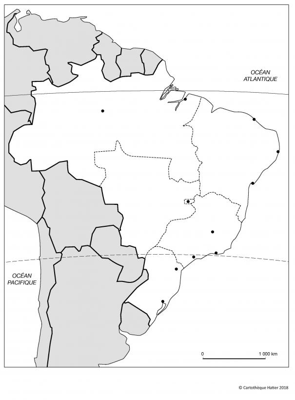 Le Brésil (villes)