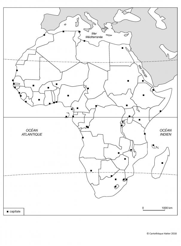 L'Afrique (capitales)