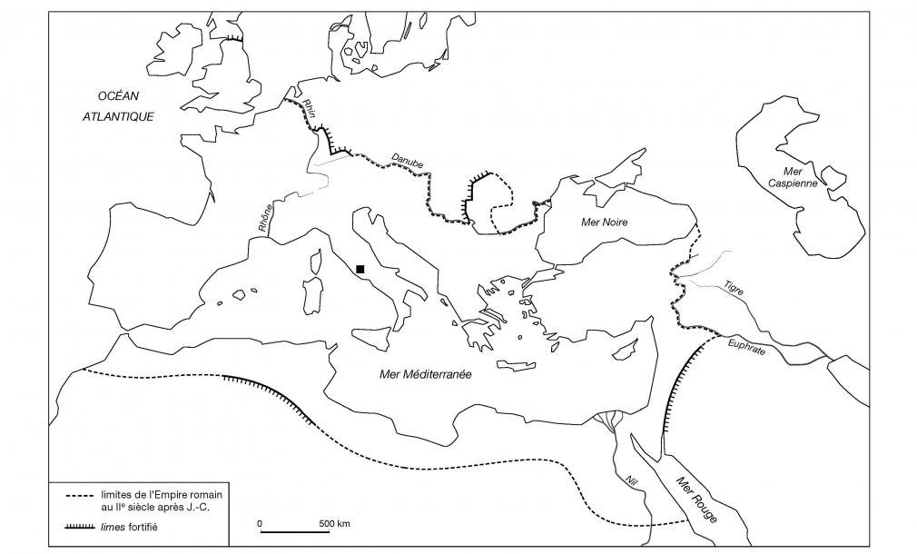 L'Empire romain au IIe siècle ap. J.-C.