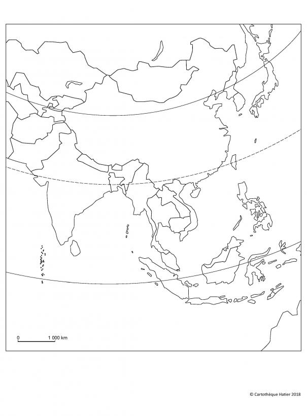 L'Asie du Sud et de l'Est (États)
